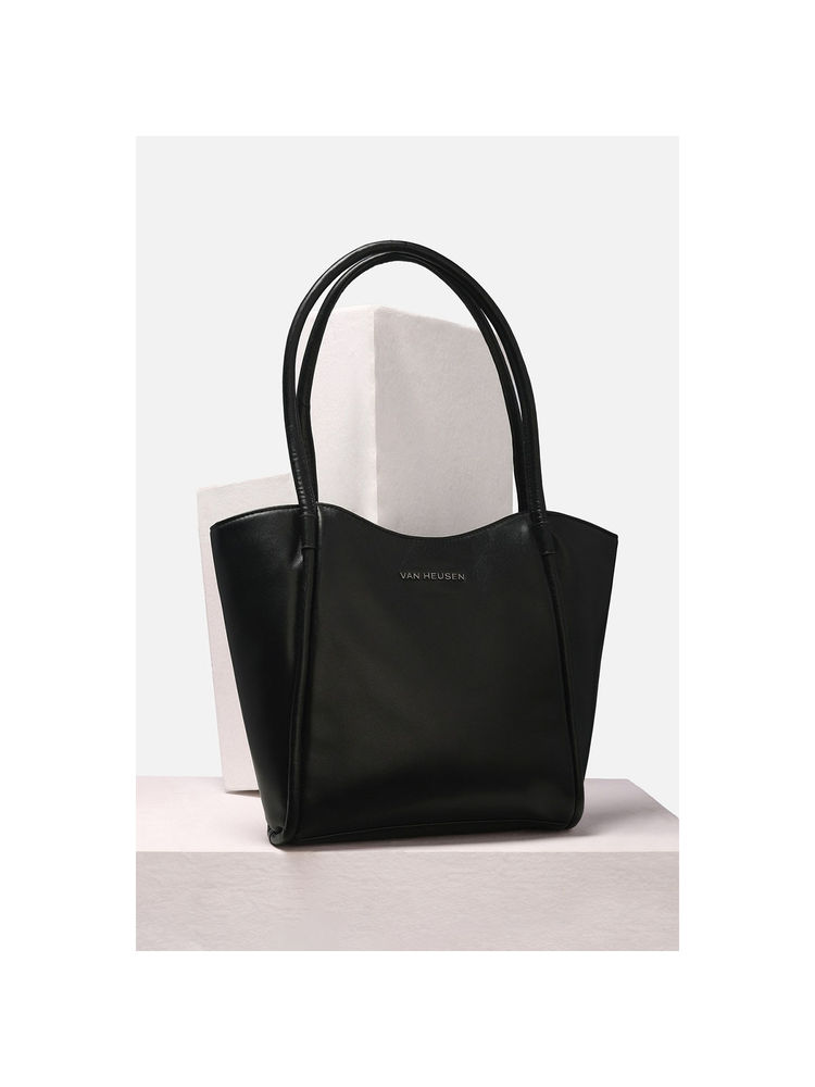 Van Heusen Black Solid Pu Handbag-picture-16