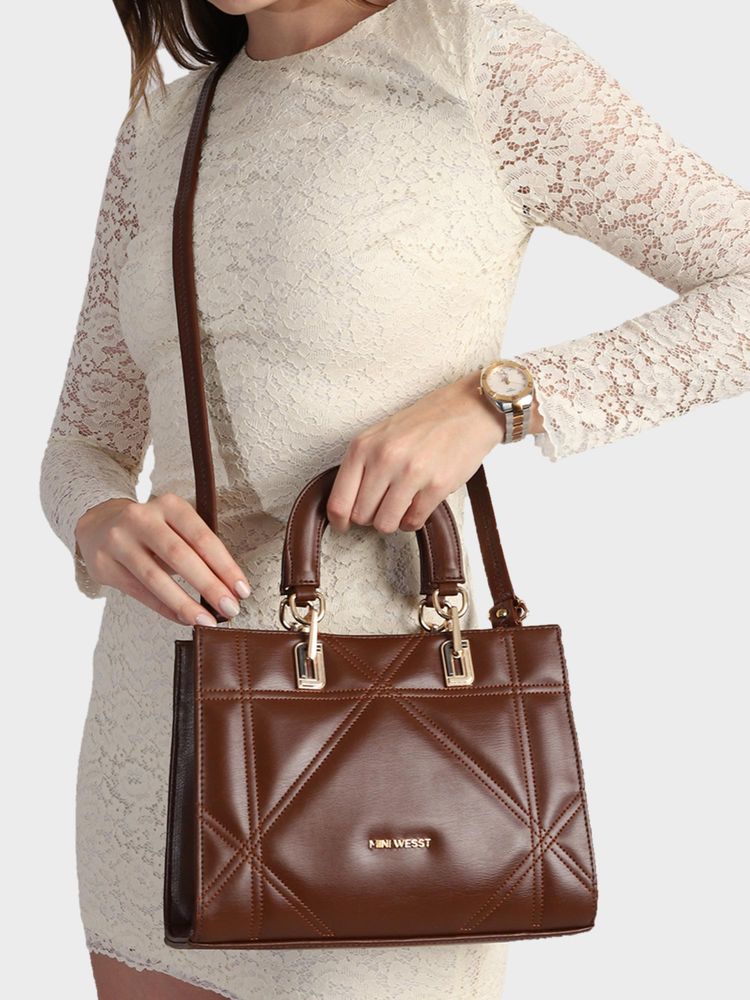 MINI WESST Jade Mini Handbag - Brown-picture-19