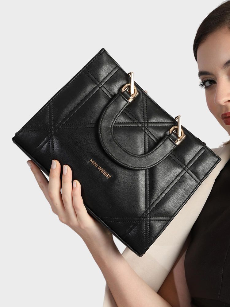MINI WESST Jade Mini Handbag - Black-picture-26