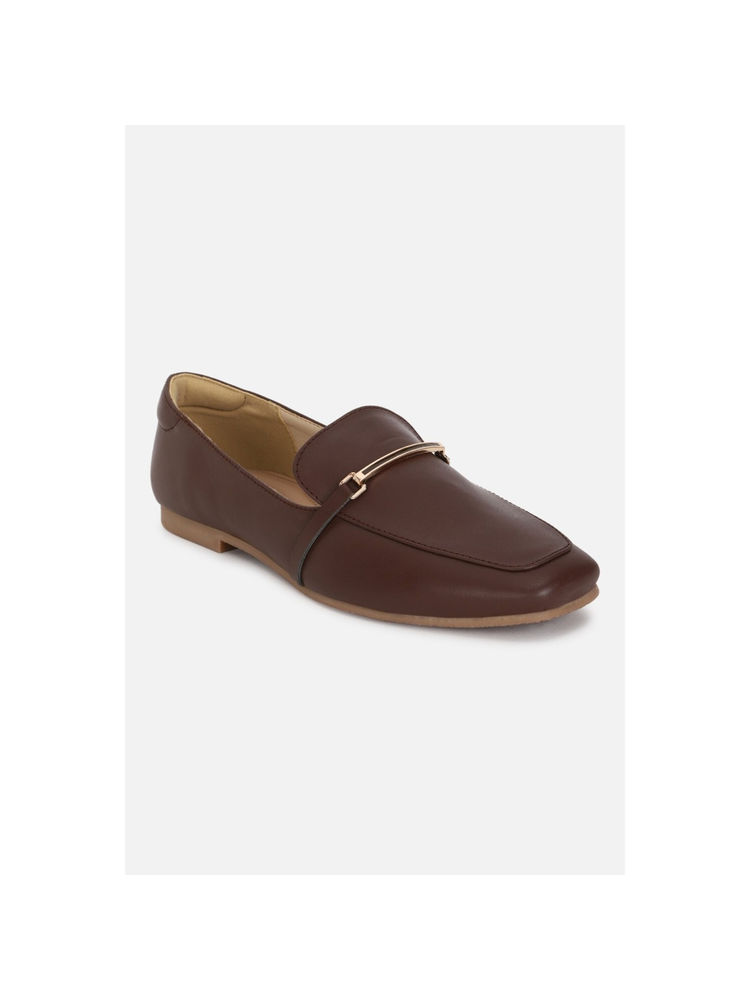 Van Heusen Women Brown Loafers-picture-34