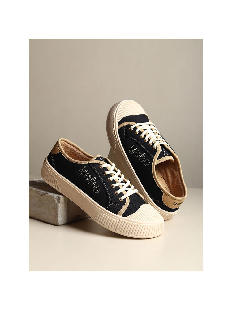 Yoho Black CAS Sneakers for Women-picture-14