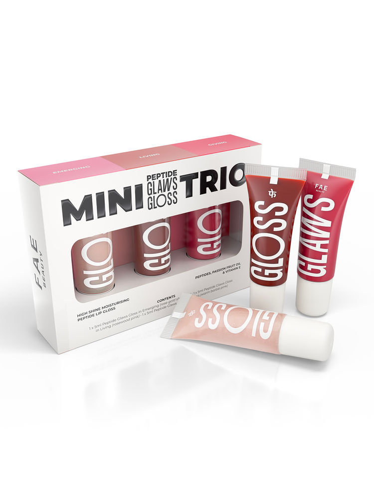 FAE Beauty Trio Mini Peptide Glaws Gloss
