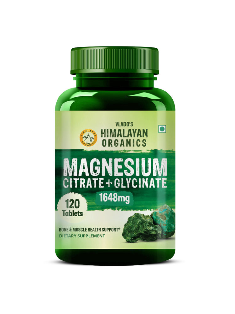 vlado's himalayan organic Vlado's Himalayan Organics Magnesium Glycinate ,Citrate, Oxide Supplement Veg Tablets-picture-28