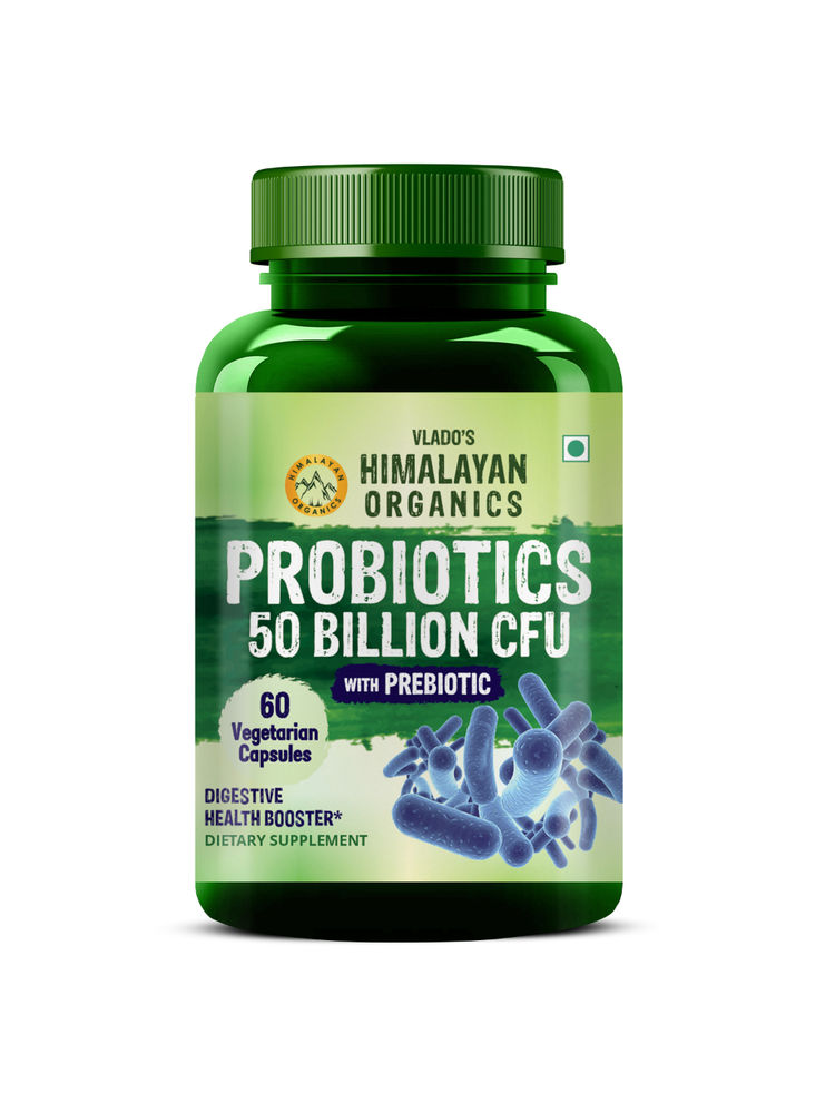 vlado's himalayan organic Vlado's Himalayan Organics Probiotics 50 Billion Cfu with Prebiotics Gut Health & Immunity Capsules-picture-41