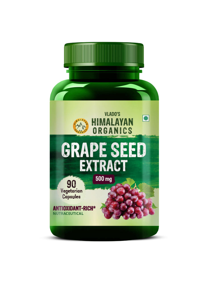 vlado's himalayan organic Vlado's Himalayan Organics Vlado's Grape Seed Extract 500mg Veg Capsules(90 tablets)-picture-18