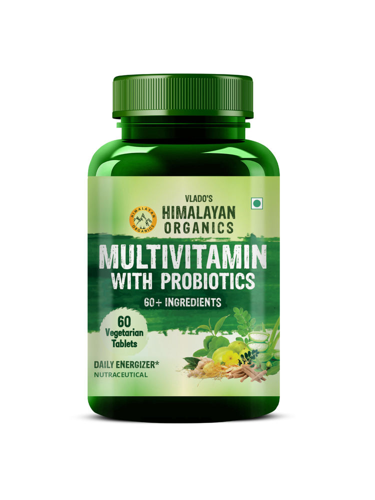 vlado's himalayan organic Vlado's Himalayan Organics Multivitamin with Probiotics for Men & Women with 45 Ingredients Tablets-picture-35
