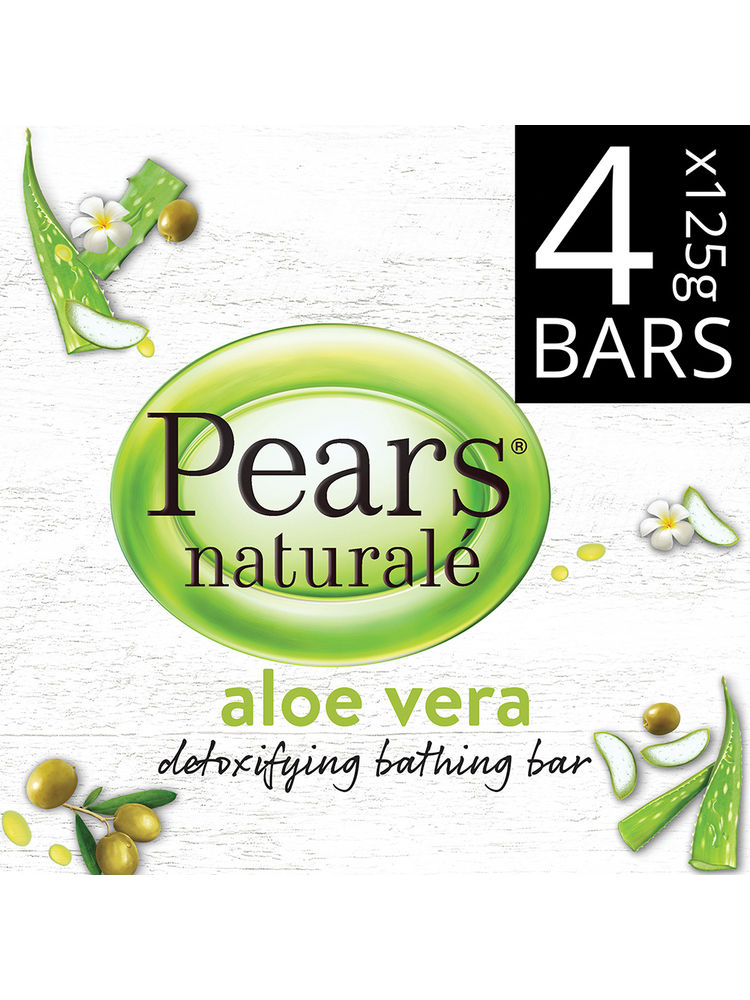 Pears Naturale Aloe Vera Detoxifying Soap Bar - Pack Of 4-picture-14