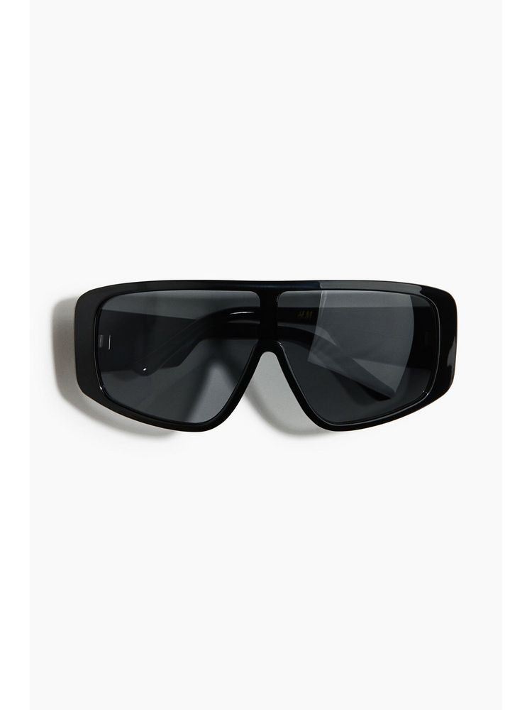 H&M Women Black Visor Sunglasses-picture-20
