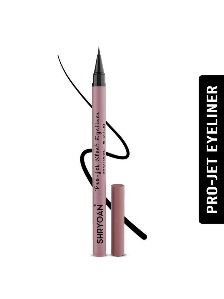 Shryoan Pro-Jet Sleek 24 Hours Stay Eyeliner - Black-image-16