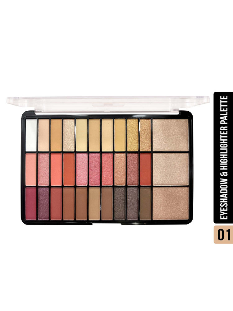 Shryoan Set of 30 Colorful Shimmer Eyeshadow & Highlighter - 1-picture-24