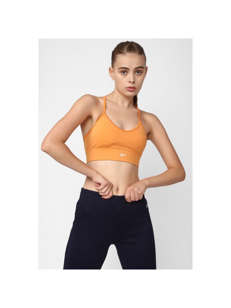 Reebok Womens Id Train Tri Back B Peafuz Sports Bra-picture-22