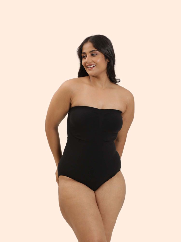 Underneat Women Strapless Stretchable Comfort Full Body Brief Shaper