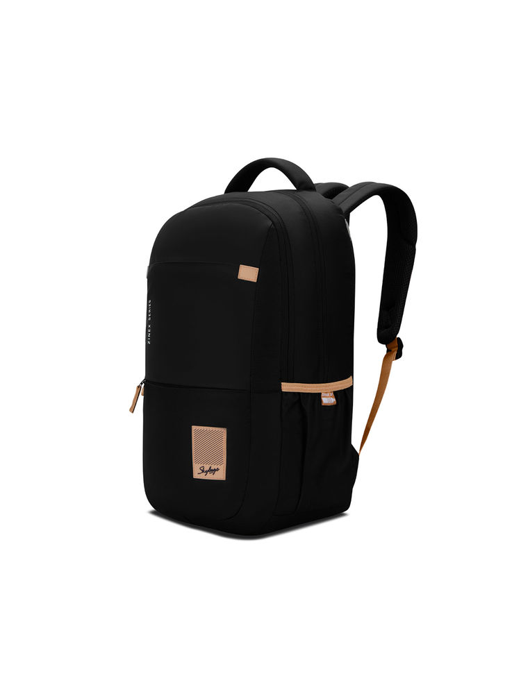 Skybags Zinex 01 30L Formal Laptop Backpack for Men & Women With Rain Cover (Black)-picture-19