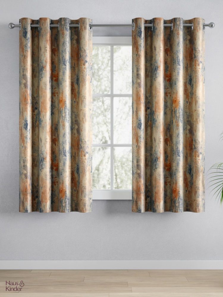 Haus & Kinder 100% Polyester Blackout Digital Printed Window Curtain Multi-Color (4X5 Feet)-image-6