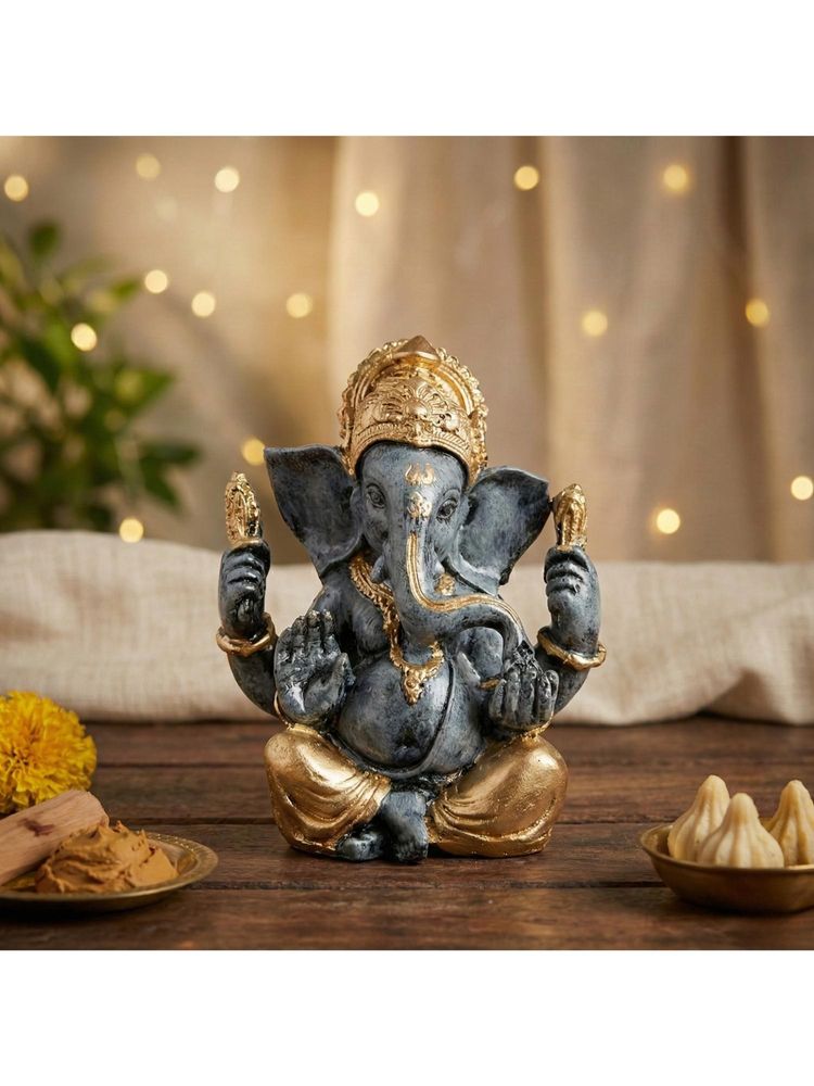 eCraftIndia Lord Ganesha Idol for Home Decor Living Room Office-image-29
