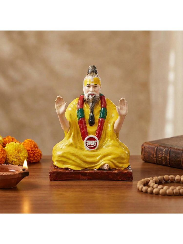 eCraftIndia Premanand Maharaj Ji Idol Showpiece for Home Decor-picture-15