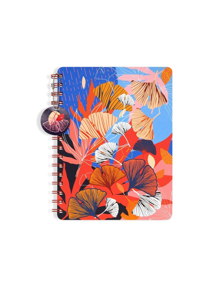 Doodle Collection Power Petals Wiro B5 Hardbound Notebook with Bookmark Dangler & 2 Sticker Sheet-picture-35