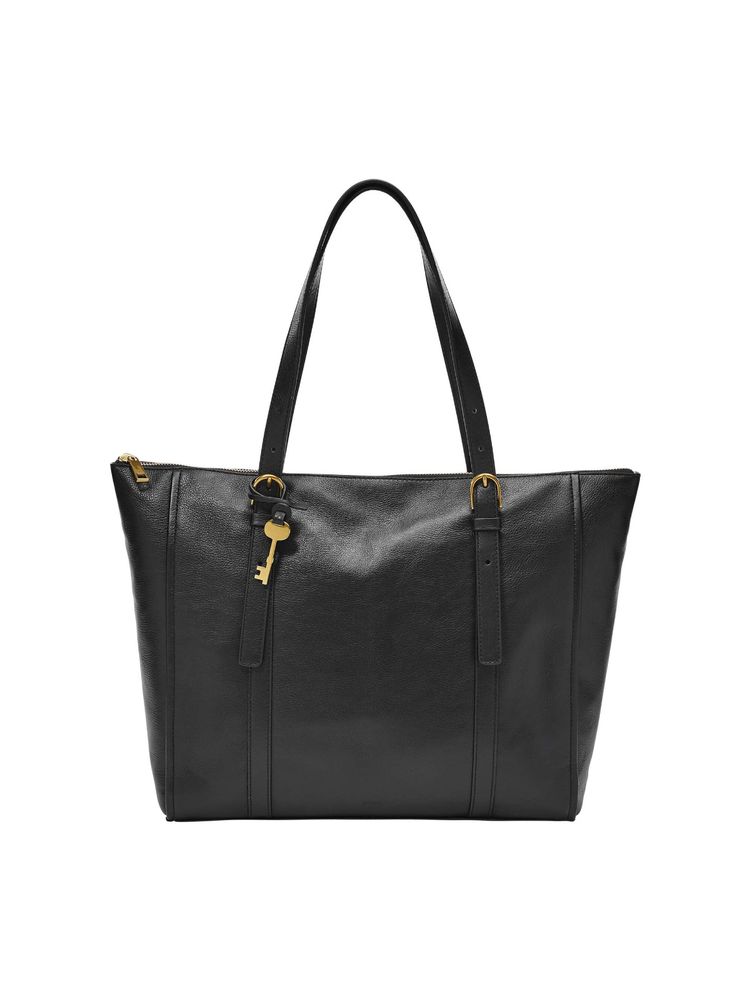Fossil Carlie Black Tote Bag (M)-image-8