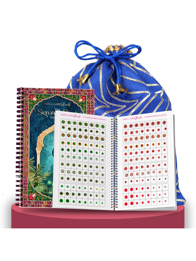 Parul Garg Beauty Signature Bindi Book & Potli Festive Gift Combo With 950+ Designer Bindis-image-12