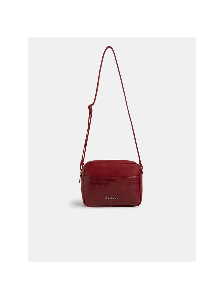 Caprese Minato Cherry Red Sling Bag (M)-picture-11