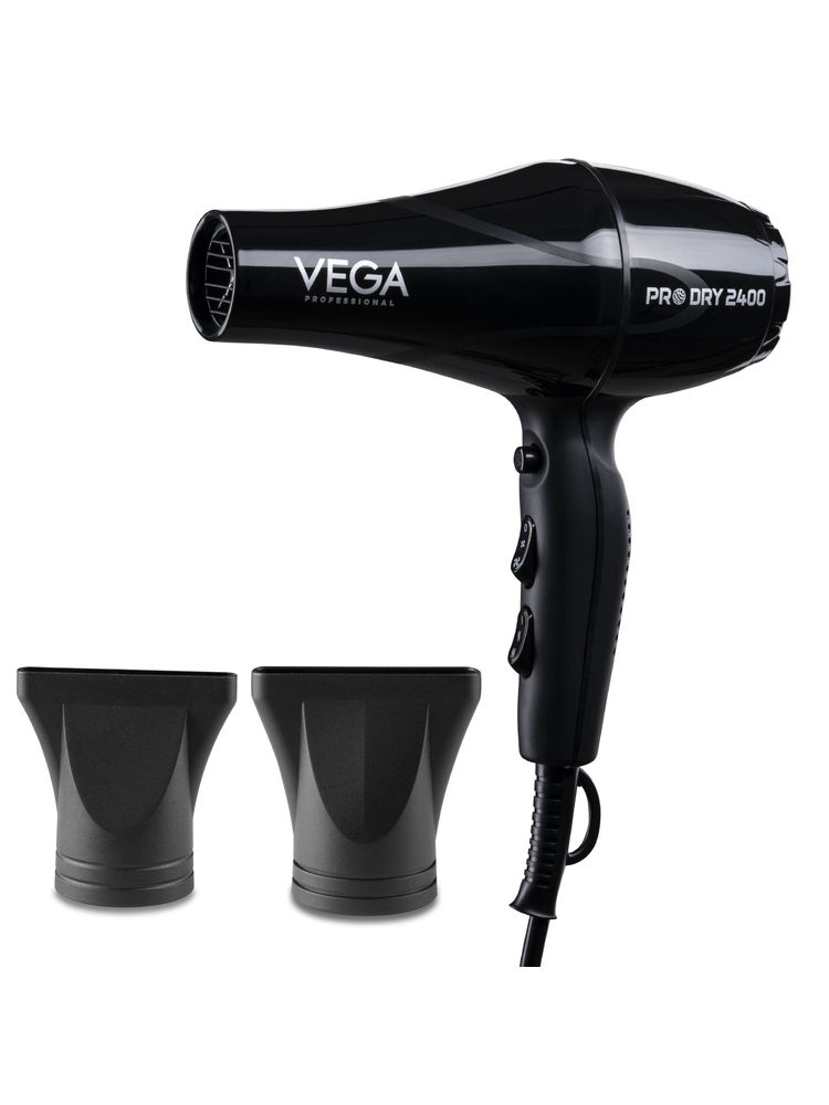 VEGA Professional Dry 2200-2400w Hair Dryer - Black (VPMHD-03)-image-11