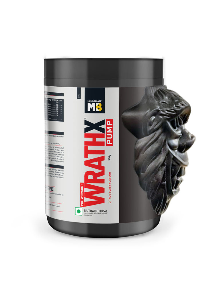 MuscleBlaze Pre Workout Wrathx Pump - Citrus Blast-picture-16