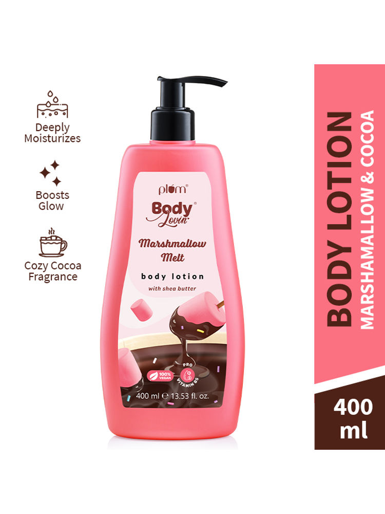 Plum BodyLovin' Marshmallow Melt Body Lotion With Shea Butter for Dry, Normal & All Skin type