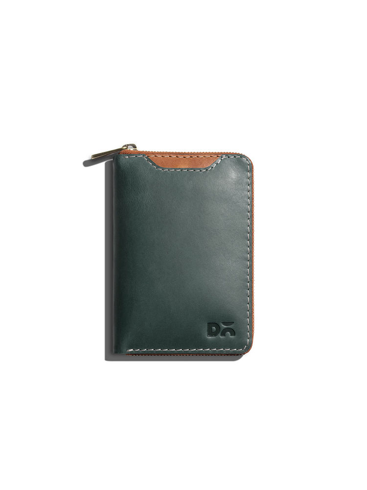 DailyObjects Forest Green Zip-Around Leather Wallet (M)-image-37