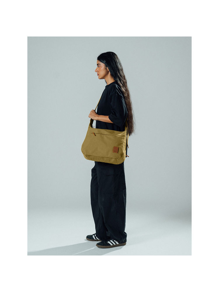 DailyObjects Olive Green March Sling Bag (M)-image-27