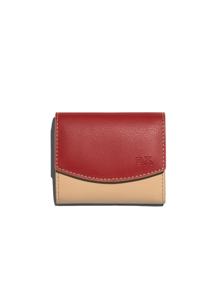 DailyObjects Terracotta Red Flip Top Cash and Card Wallet (M)-picture-27