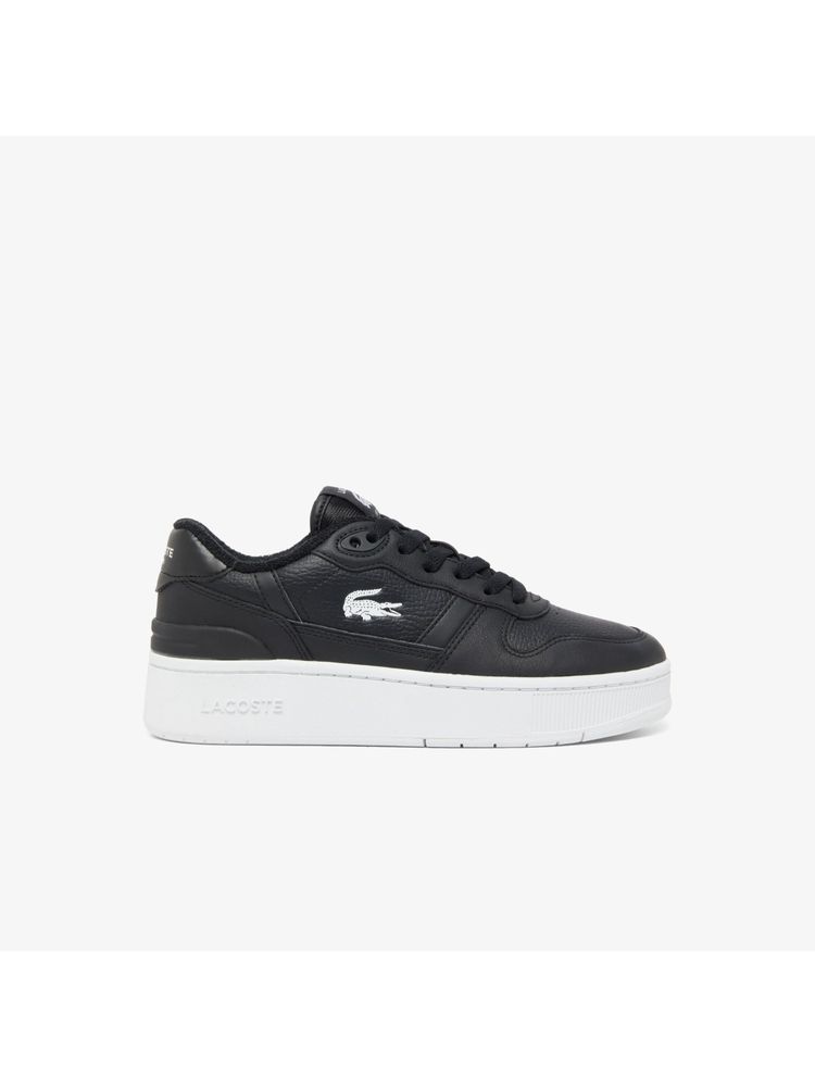 Lacoste Women Black T Clip Platform Trainers Sneakers-picture-27