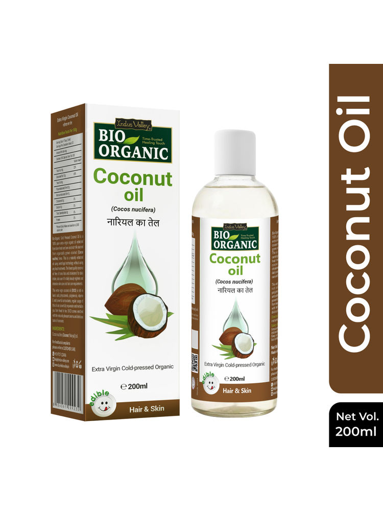 Indus Valley Bio Organic Extra Virgin Coconut Oil for Body, Hair & Skin-image-43