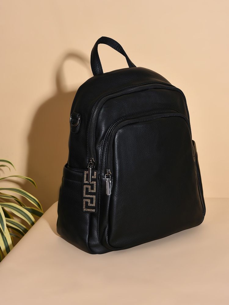 Haute Sauce Women Black 14 Inch Laptop Backpacks-picture-28