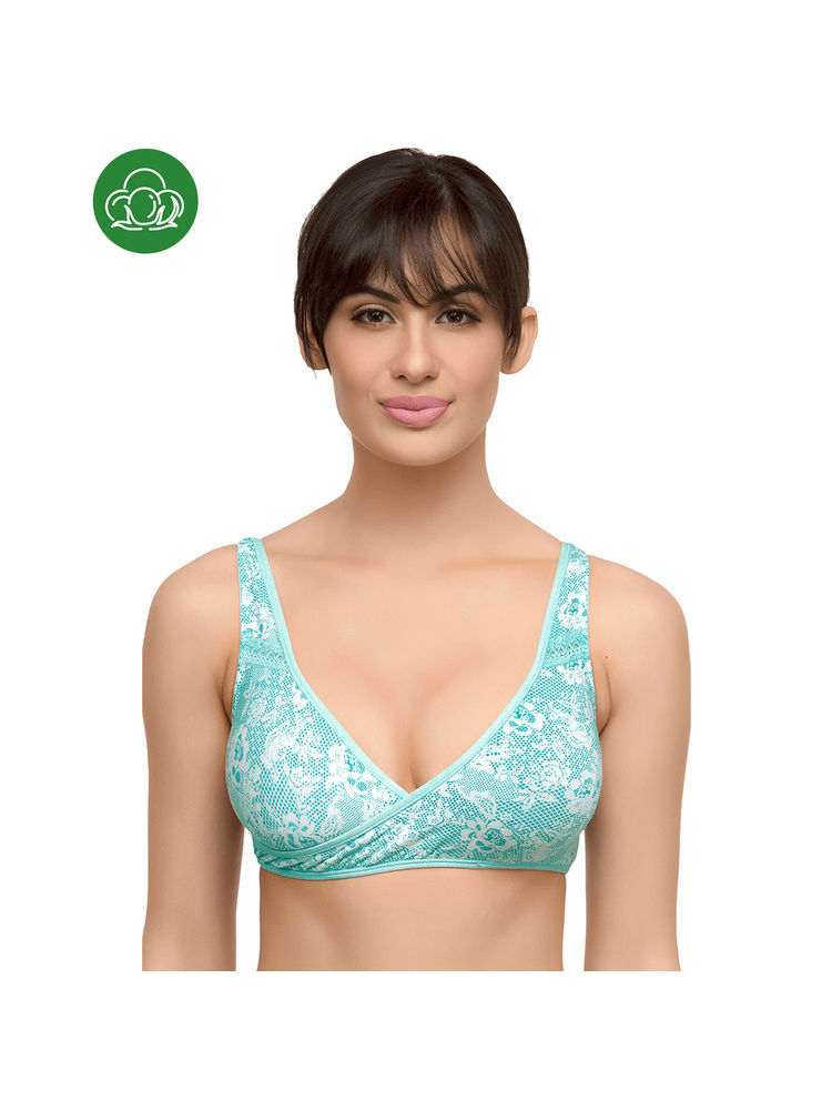 Inner Sense Organic Antimicrobial Sleeping/Feeding Bra - Blue-picture-23