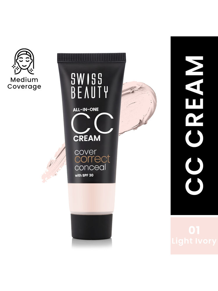 Swiss Beauty All-In-One CC Cream Cover Correct & Conceal