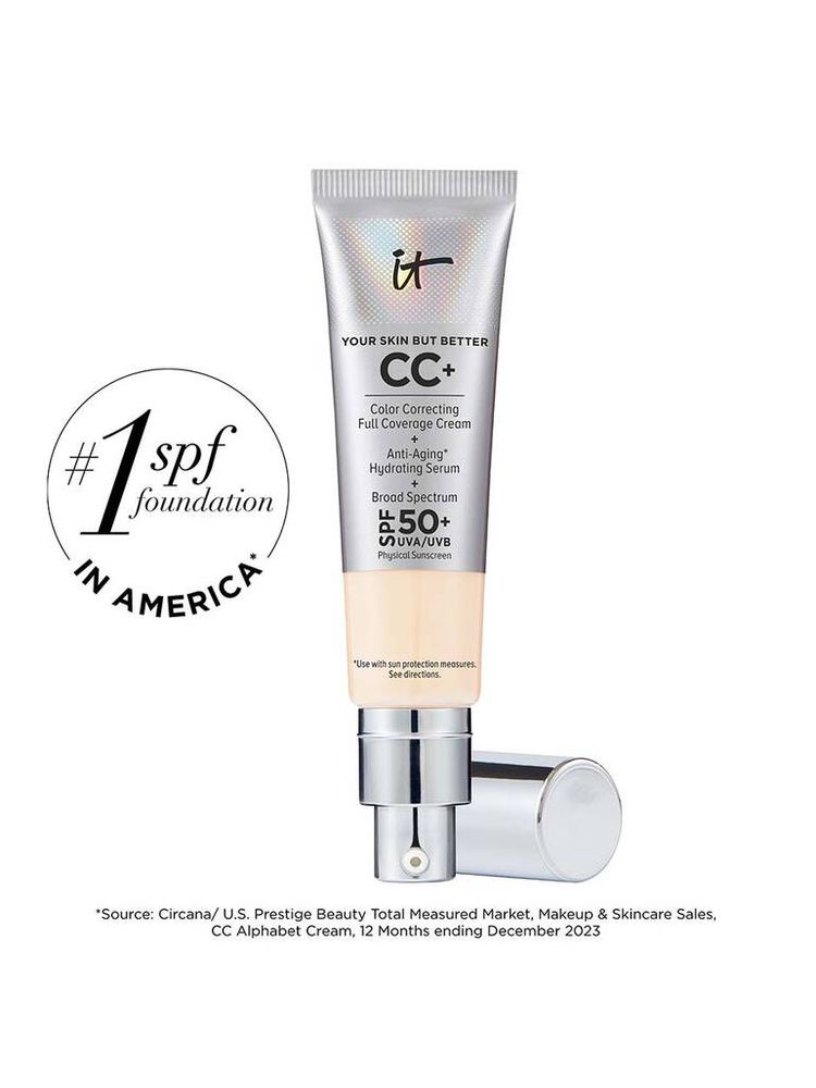 IT COSMETICS CC+ Cream Full-Coverage Foundation With SPF 50+-image-29