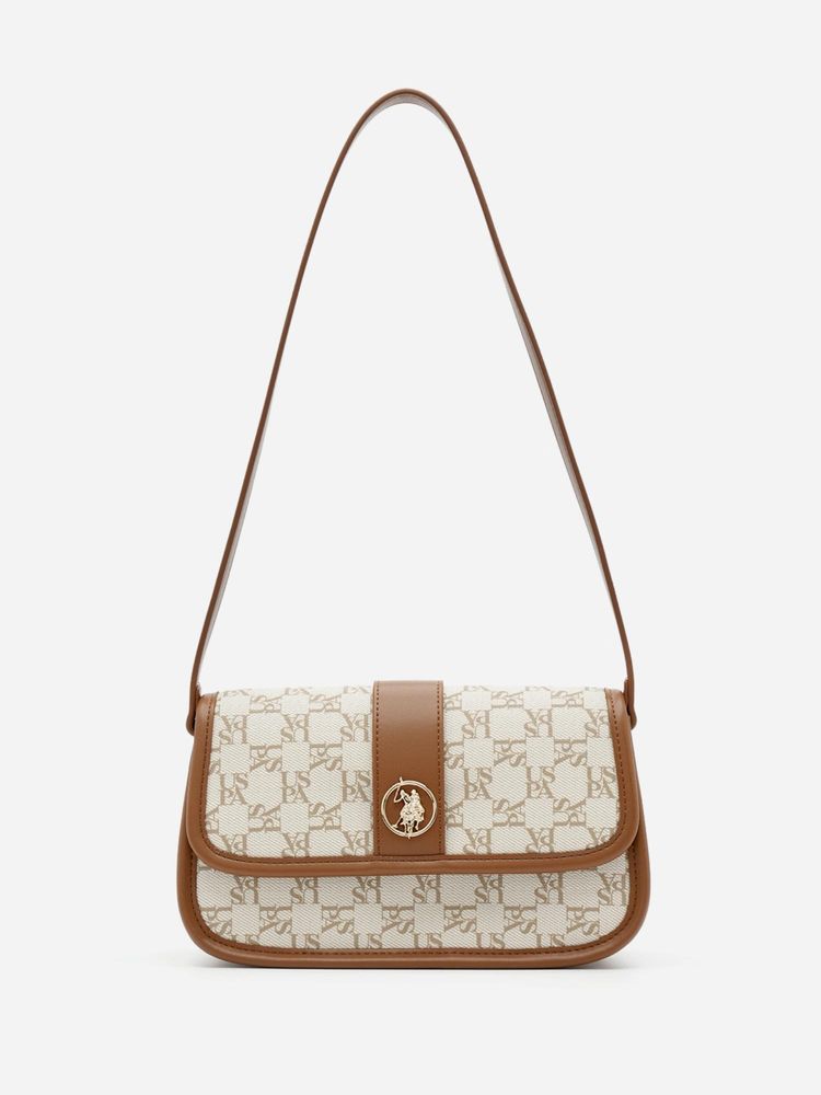 U.S. POLO ASSN. Women Trinity 2.0 Off White Handbag (S)-picture-19
