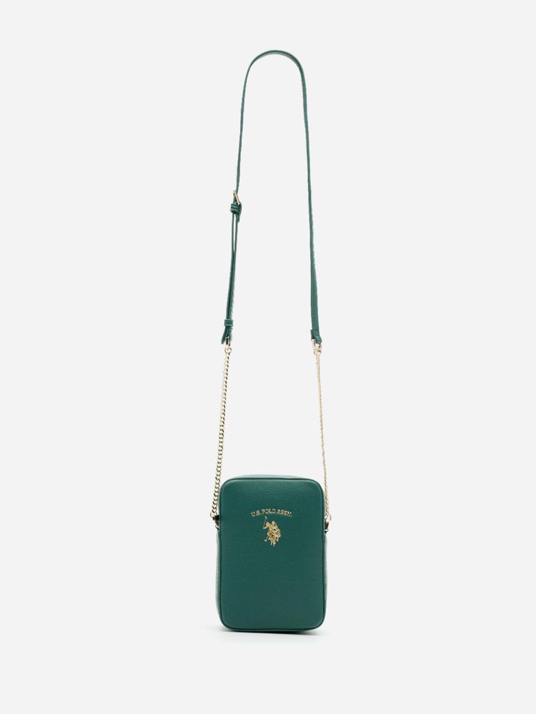U.S. POLO ASSN. Women Hannah 2.0 Green Cross Body Handbag (S)-picture-17