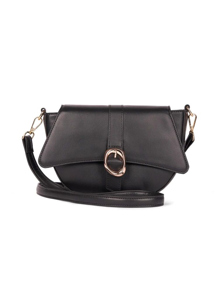 Everpret Blake Vegan Leather Crossbody Sling Bag For Women Black-image-4