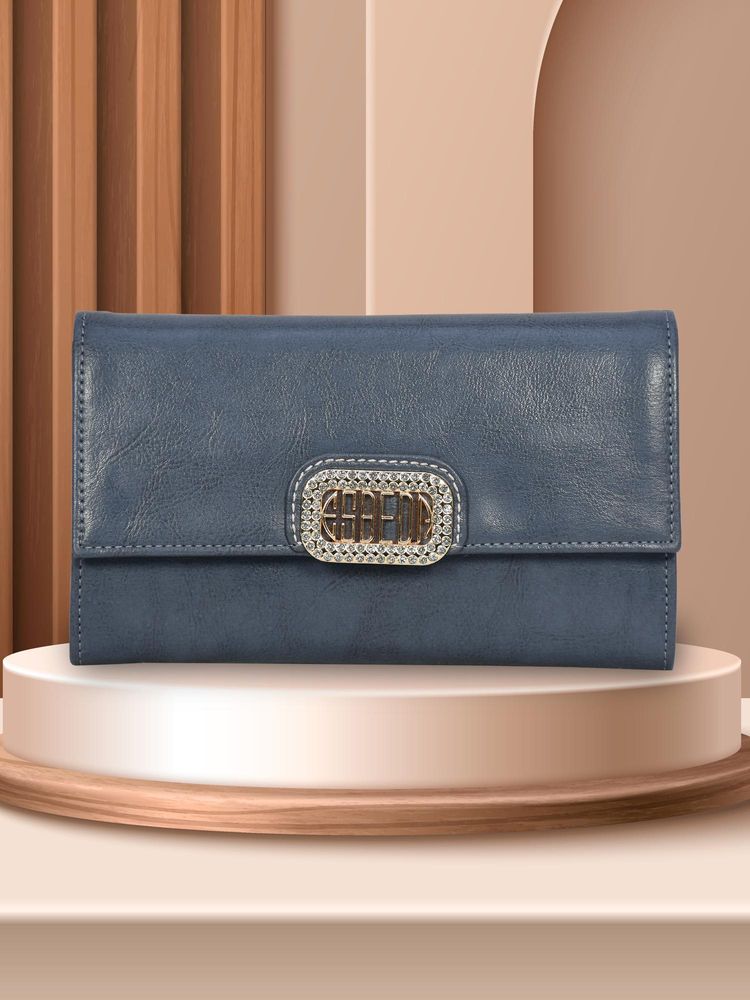 ESBEDA Blue Color Moonstone Wallet For Women (S)-image-22