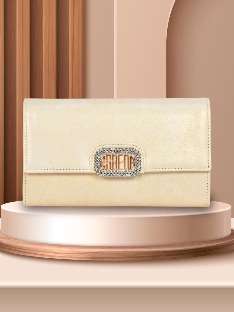 ESBEDA Gold Color Moonstone Wallet For Women (S)-picture-24