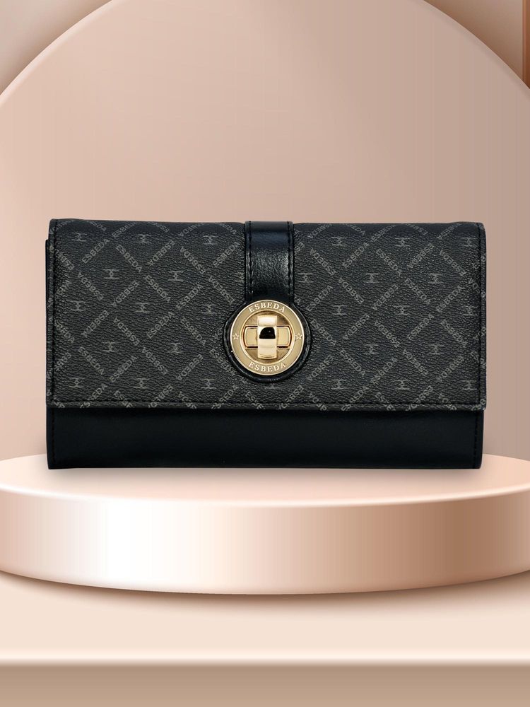 ESBEDA Black Color Premium Flap Wallet For Women (S)-picture-37