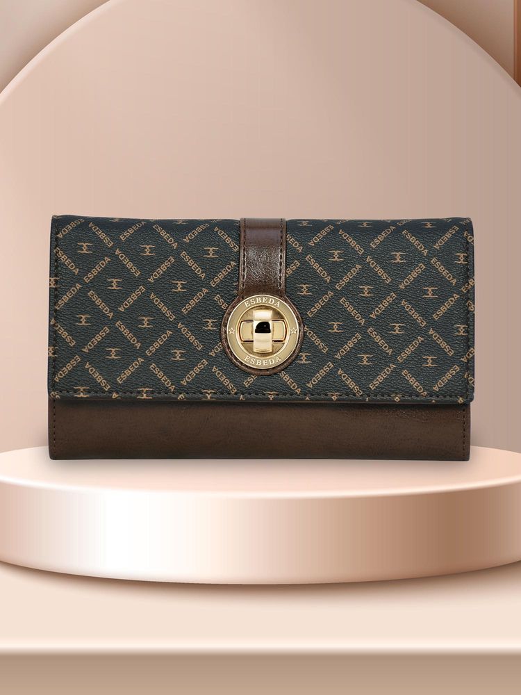 ESBEDA Brown Color Premium Flap Wallet For Women (S)-picture-25