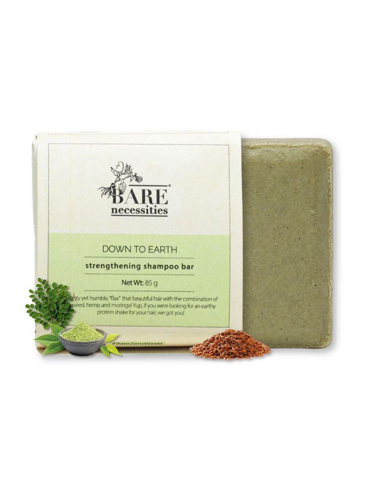 Bare Necessities Moringa & Flaxseed Strengthening Shampoo Bar-picture-25