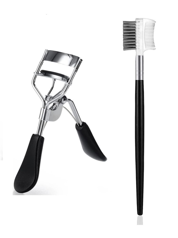 Getmecraft Eyelash Curler And Eyebrow Brush And Eyelesh Comb Set
