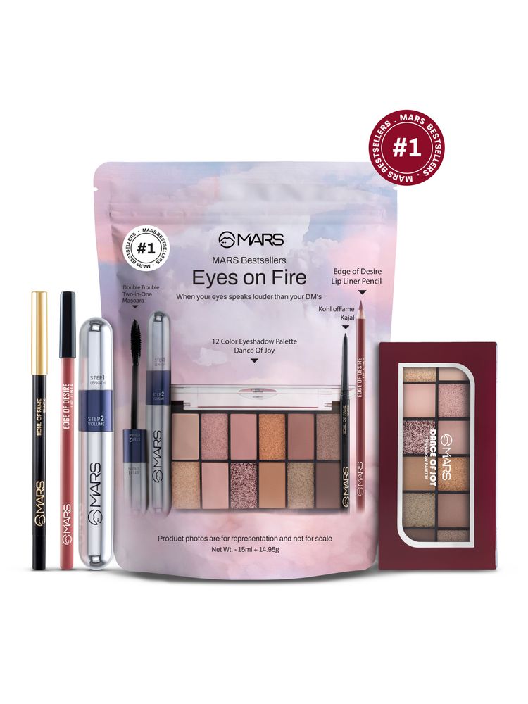 MARS Cosmetics Eyes On Fire Eye Makeup Gift Set - Pack Of 4-image-24