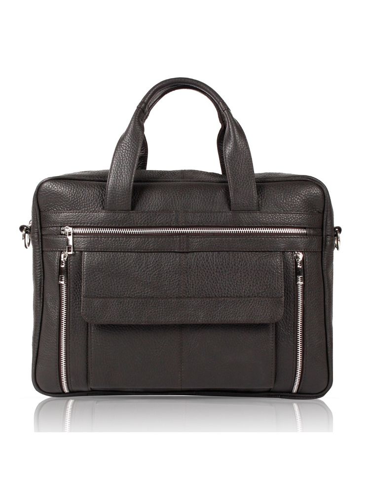 Cimoni Unisex Brown Latest Stylish Premium Genuine Leather Laptop Bag