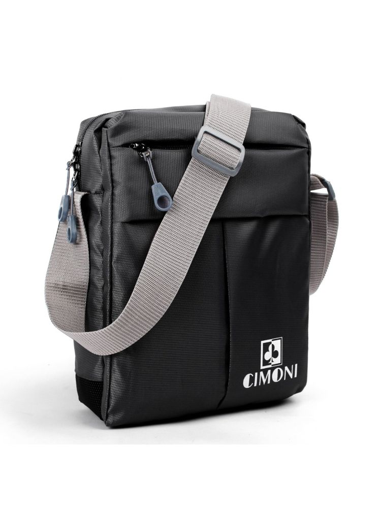 Cimoni Black Latest Stylish Premium Genuine Leather Sling Bag-image-5
