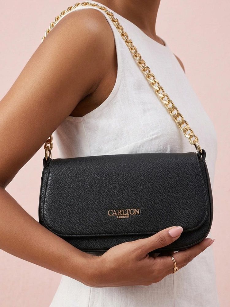 Carlton London Women Crossbody Sling Bag - Black-picture-11