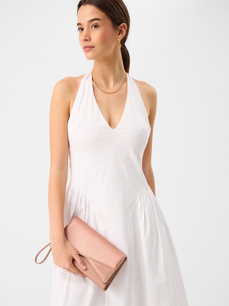 Accessorize London Women's Pink Fold Over Clutch Bag-image-47